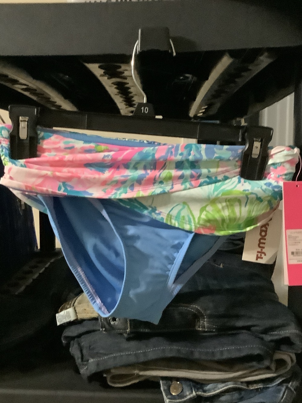 Lilly Pulitzer Blue lagoon sarong hipster Bikini Bottom‎ , Zanzibar blue